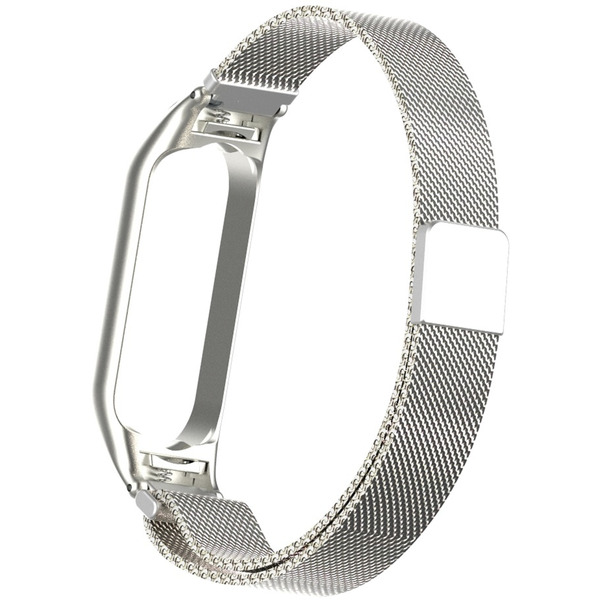 Ремешок Bingo Magnetic для Xiaomi Mi Band 3/4 Серебристый