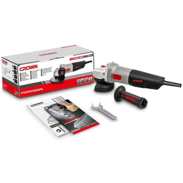 Угловая шлифмашина Crown CT13499-125