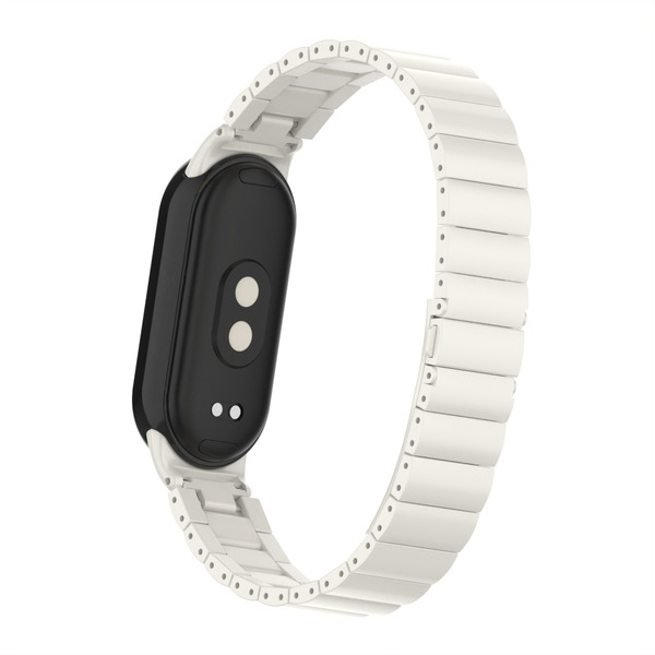 Ремешок Bingo Stainless Strips для XIAOMI Mi Band 8 (слоновая кость)