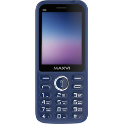 Кнопочный телефон Maxvi K32 (синий)