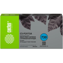 Картридж струйный Cactus CS-P2V73A №730 (фото черный)