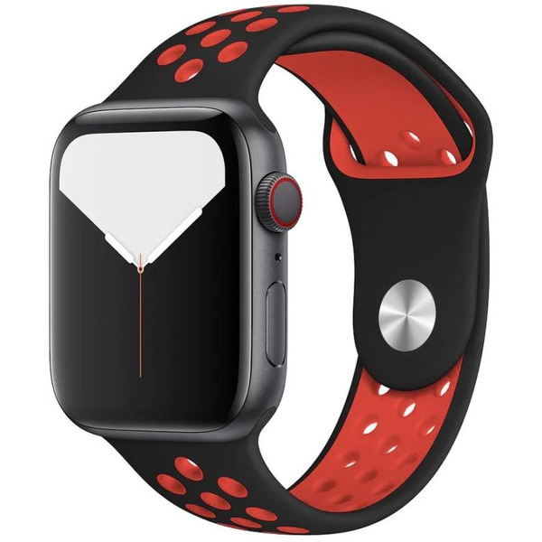 Ремешок Bingo Sport для APPLE Watch 38/40/41mm (S) Черный с красным
