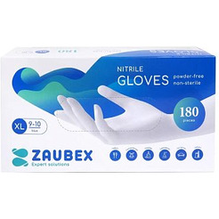 Нитриловые перчатки Zaubex 9122529 (XL, 180 шт)