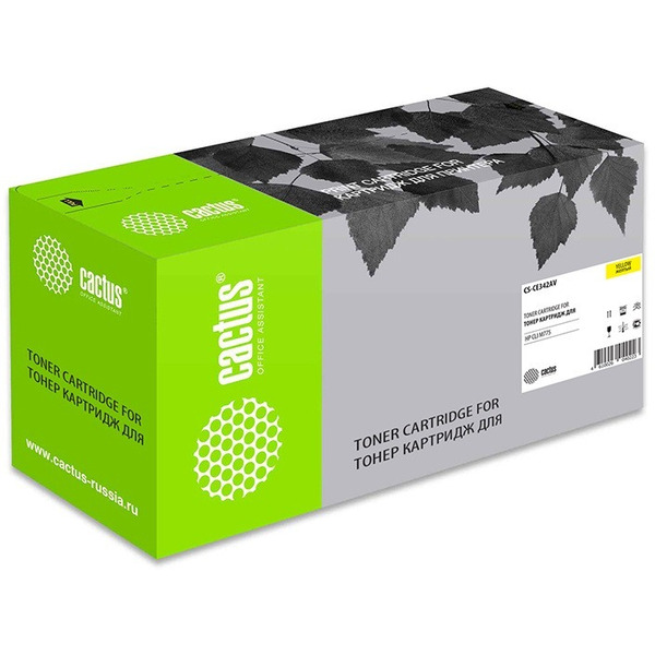 Картридж лазерный Cactus CS-CE342A CE342A желтый (16000стр.) для HP CLJ M775