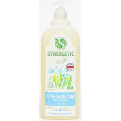 Средство для мытья посуды Synergetic Гель-бальзам биоразлагаемый Pure 0% (1л)