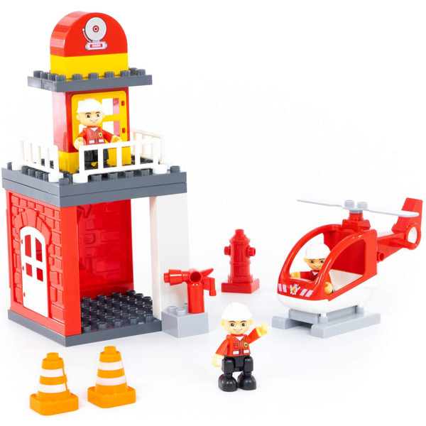 Конструктор Полесье 77493 Пожарная станция
