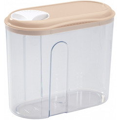 Ёмкость для сыпучих продуктов Бытпласт Phibo 431250707 1 л (бежевый)