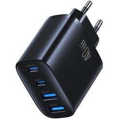 Сетевое зарядное Usams CC330 T70 40W (черный)