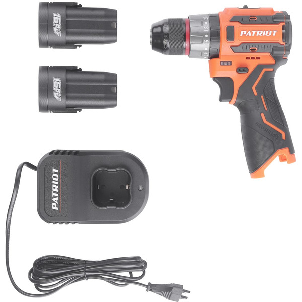 Дрель-шуруповерт Patriot BR 467h 180201468 (с 2-мя АКБ, кейс)