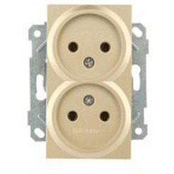 Розетка Mutlusan Rita 2200-203-0285 (золото доре)