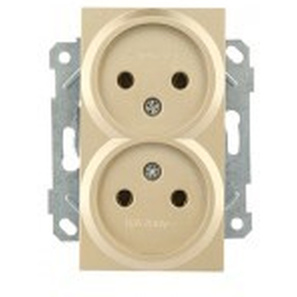 Розетка Mutlusan Rita 2200-203-0285 (золото доре)