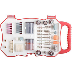 Набор аксессуаров для гравера 40 предметов в боксе для шлифовки WORTEX MGK082U11911