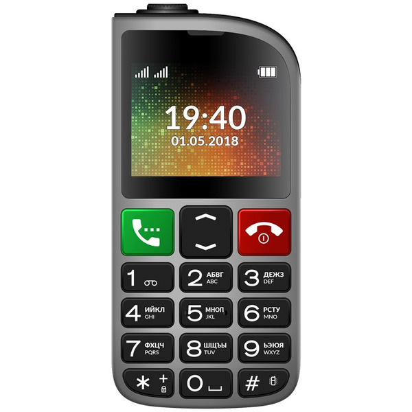 Мобильный телефон Vertex C315 (серый)