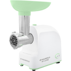 Мясорубка MAUNFELD MF-232WG (белый/зеленый)