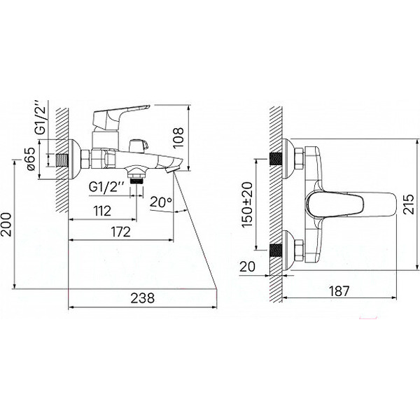 Смеситель IDDIS ZODSB02i02WA