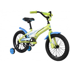 Велосипед Stark Tanuki 16 Boy зеленый/синий/белый '23 HQ-0010240