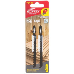 Пилка лобзиковая WORTEX по дереву T244D криволинейный пропил (WJT244DA211)