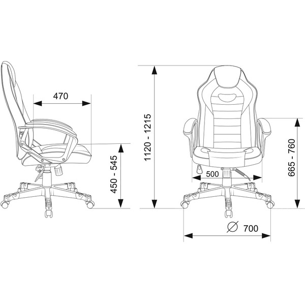 Кресло Zombie Game 16 (черный/желтый)