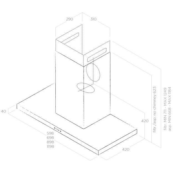 Вытяжка ELICA Thin IX/A/60