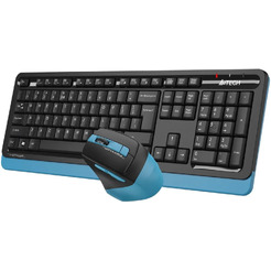 Клавиатура + мышь A4Tech Fstyler FG1035 (черный/синий)
