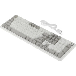 Клавиатура Defender Dasher GK-472 (белый/серый)