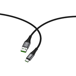 Кабель Atomic Hipper USB-A-USB-C 6A 66W 30.393 (1.5м, черный)