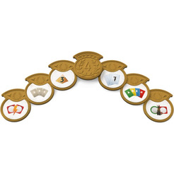 Настольная игра Стиль Жизни 7 Чудес. Архитекторы: Медали ASM02