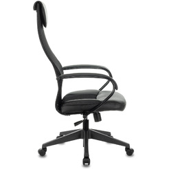 Кресло Бюрократ  CH-608 TW-01 TW-11 (сетка черный/иск кожа)
