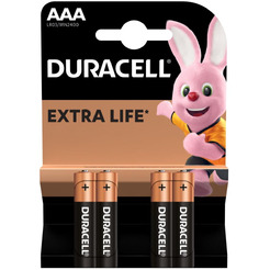 Батарейка DURACELL AAA (LR03/MN2400) 4 шт