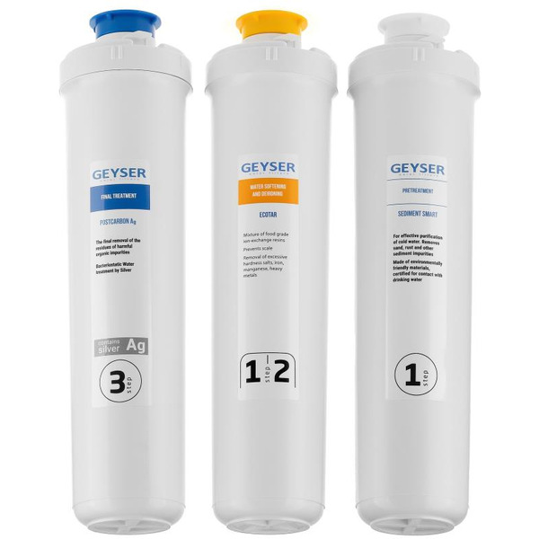 Комплект картриджей для фильтра Гейзер Оптима Старт