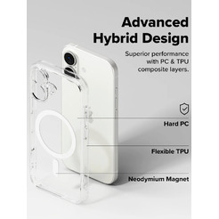 Чехол Ringke FUSION MAGNETIC для iPhone 17 CLEAR