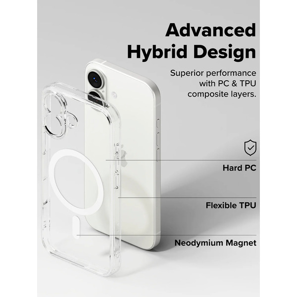 Чехол Ringke FUSION MAGNETIC для iPhone 17 CLEAR