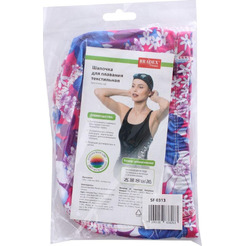 Шапочка для плавания Bradex SF 0313 (розово-синий)