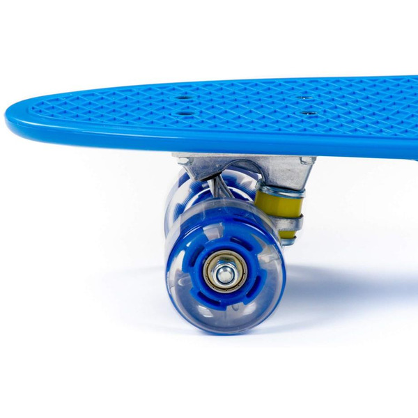 Доска роликовая Полесье 89359 (66 см) синяя с синими колёсами