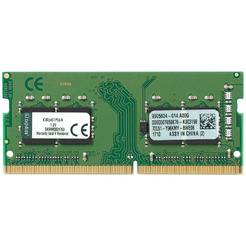 Оперативная память Kingston ValueRam 4GB DDR4 SODIMM PC4-19200 KVR24S17S6/4