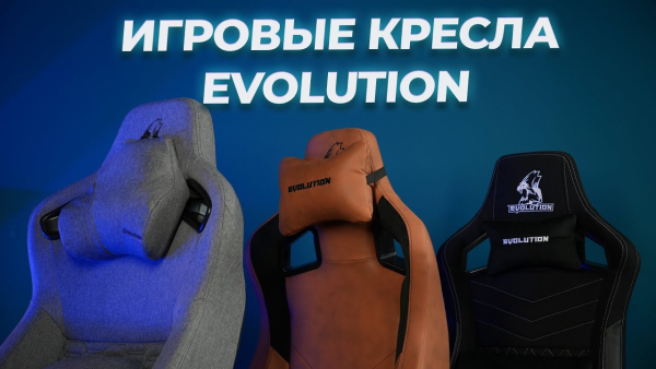 Игровое кресло Evolution Nomad (серый)