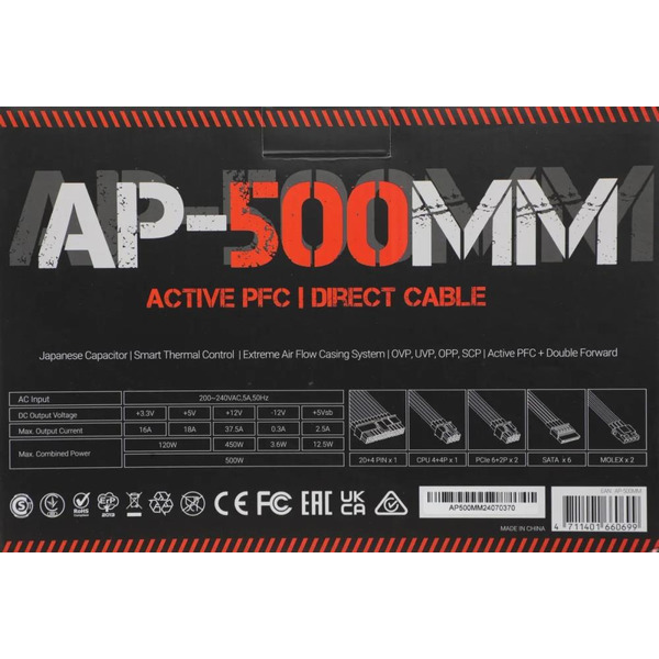 Блок питания Formula AP-500ММ