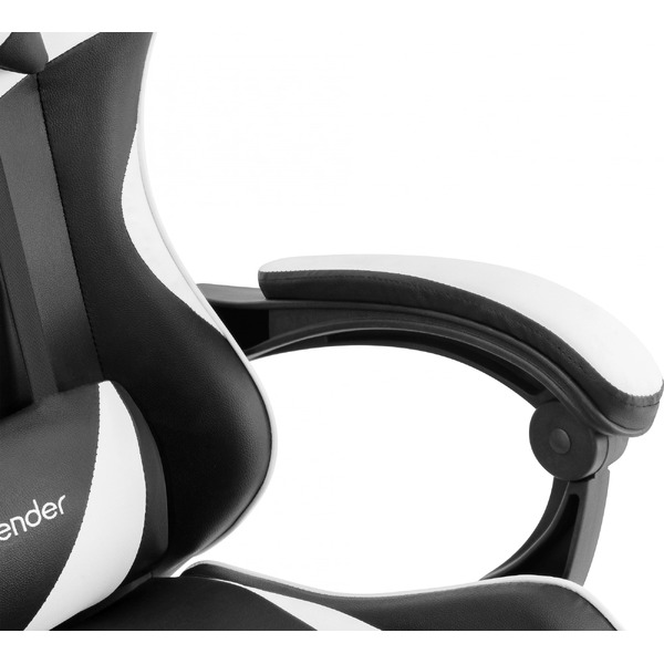 Игровое кресло Defender Urana черный/белый (64058)