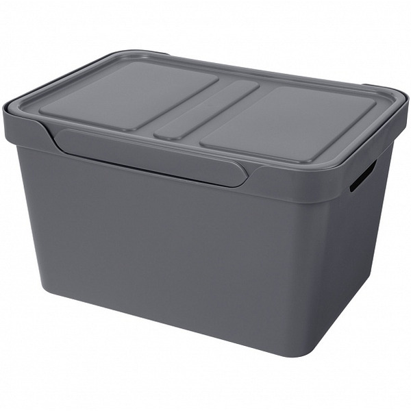 Ящик для хранения Бытпласт Econova Luxe 18 л 433205811 (серый)