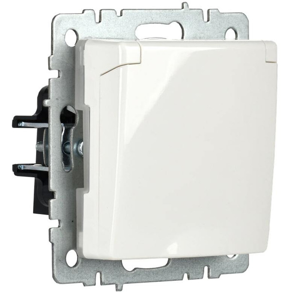 Розетка IEK Brite РСбш10-3-44-БрБ