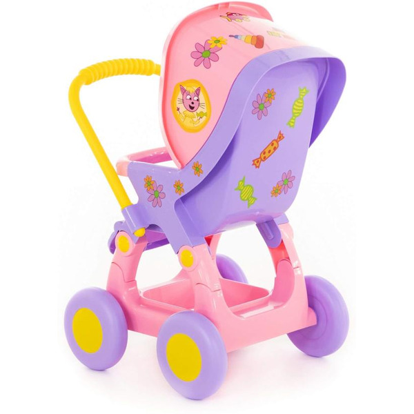 Коляска для кукол Полесье прогулочная Три кота №1 71453