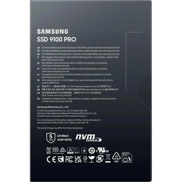 SSD Samsung 9100 Pro 4TB MZ-VAP4T0BW