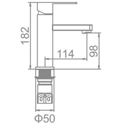 Смеситель Ledeme L71033