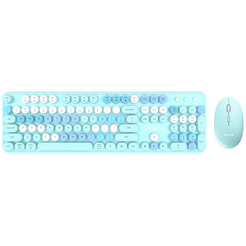 Клавиатура + мышь AULA AC306 (Blue-Colorful)