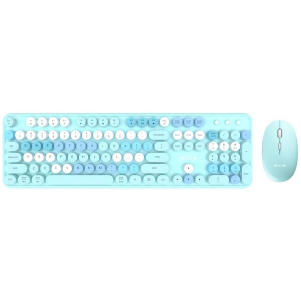 Клавиатура + мышь AULA AC306 (Blue-Colorful)