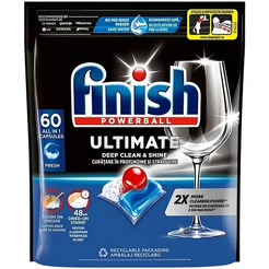 Капсулы для посудомоечной машины Finish Powerball Ultimate All in 1 (60 шт)