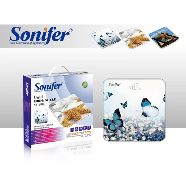 Электронные напольные весы Sonifer SF-1908