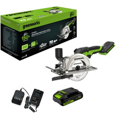 Циркулярная пила Greenworks G24MCS 1501207CUA