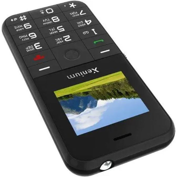 Кнопочный телефон Xenium X718 (черный)