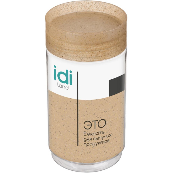 Емкость для сыпучих продуктов IDILAND Palermo 221116101/02 (бесцветный)